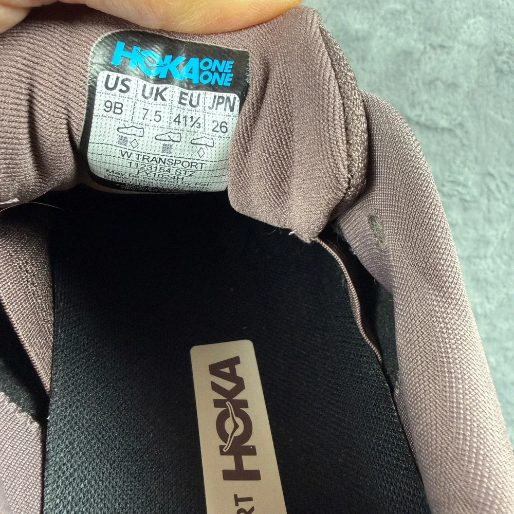 Hoka Transport Athletic Sneakers Women's Size 9B Purple Casual Workout Gorpcore - Picture 3 of 15